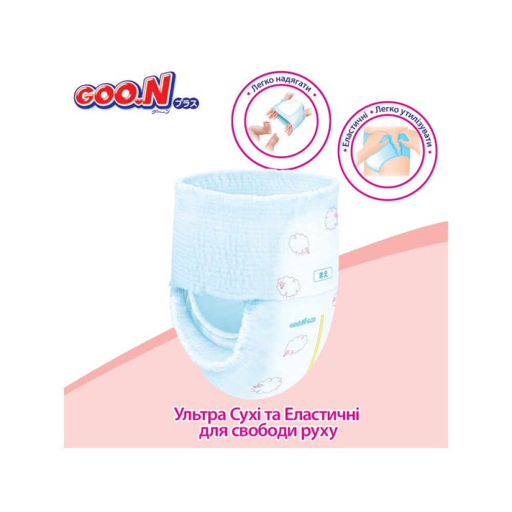 Подгузник GOO.N Plus Трусики 13-25 кг XXL унисекс 28 шт (843351)