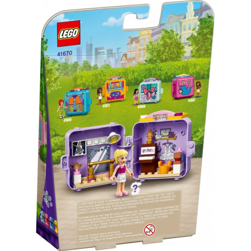 Конструктор LEGO Friends Кьюб для балета Стефани 60 деталей (41670)