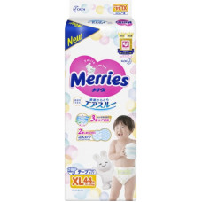 Подгузник Merries для детей XL 12-20 кг 44 шт (543933)