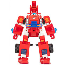 Конструктор Super Wings Blocks 2-in-1 Buildable Transforming Vehicle Jett, Джетт (EU385005)