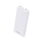 Батарея универсальная ColorWay 10 000 mAh Slim, White (CW-PB100LPF2WT)