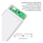 Батарея универсальная ColorWay 10 000 mAh Slim, White (CW-PB100LPF2WT)
