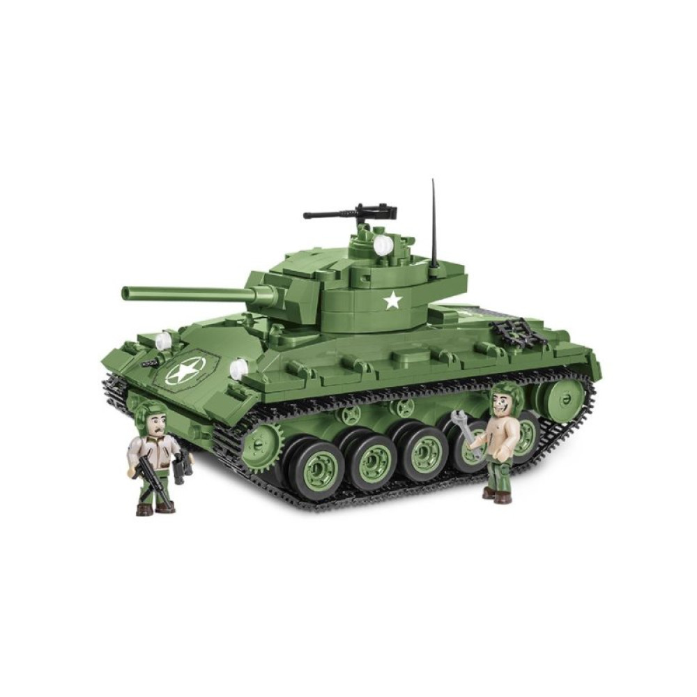 Конструктор Cobi Вторая Мировая Война Танк M24 Чаффи, 590 деталей (COBI-2543)