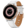 Смарт-часы Garmin Venu 2S, Rose Gold + White, Leather (010-02429-23)