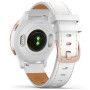 Смарт-часы Garmin Venu 2S, Rose Gold + White, Leather (010-02429-23)