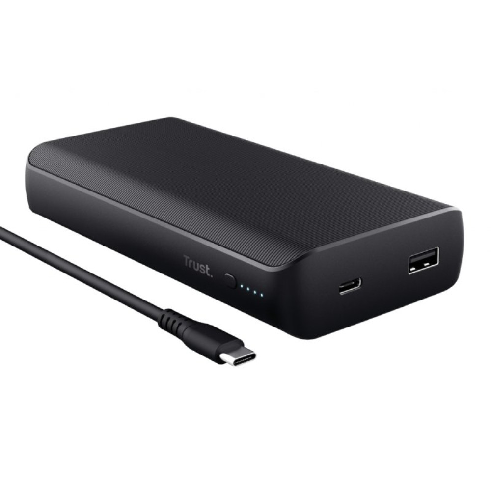 Батарея универсальная Trust Laro 20000mAh 65W USB-C Laptop (23892)