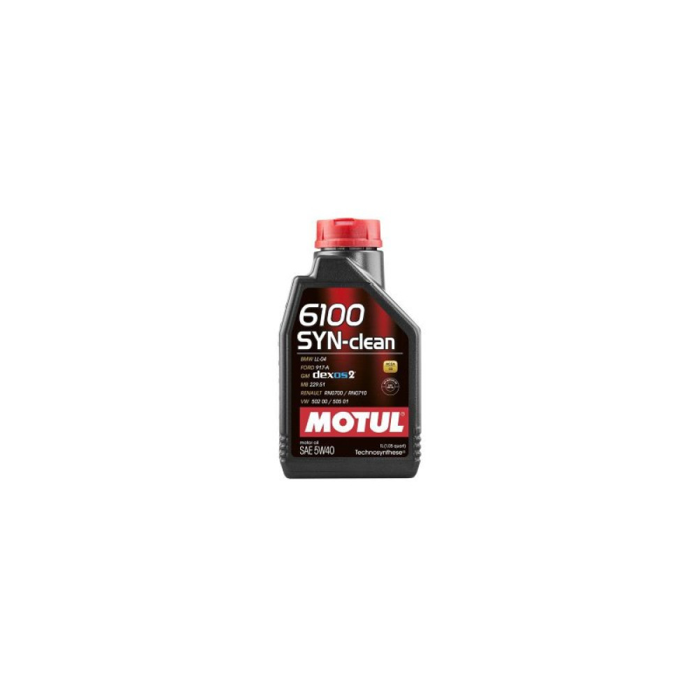 Моторное масло MOTUL 6100 Syn-clean SAE 5W40 1 л (854211)