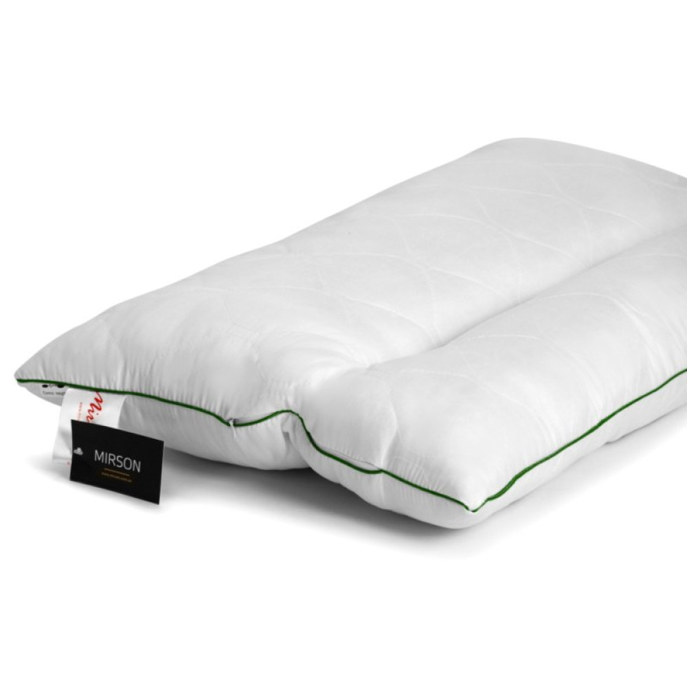 Подушка MirSon ортопедическая Deluxe Eco Aloe Vera 180 Средняя 50x70 см (2200000398512) Подушка MirSon ортопедическая Deluxe Eco Aloe Vera 180 Средняя 50x70 см (2200000398512)