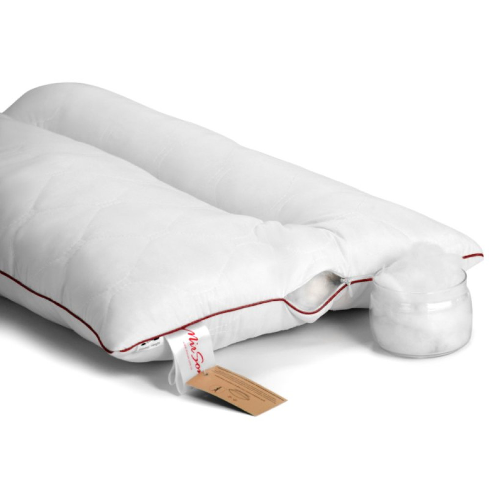 Подушка MirSon ортопедическая Deluxe Eco Jojo 182 Cредняя 50x70 см (2200000398536) Подушка MirSon ортопедическая Deluxe Eco Jojo 182 Cредняя 50x70 см (2200000398536)