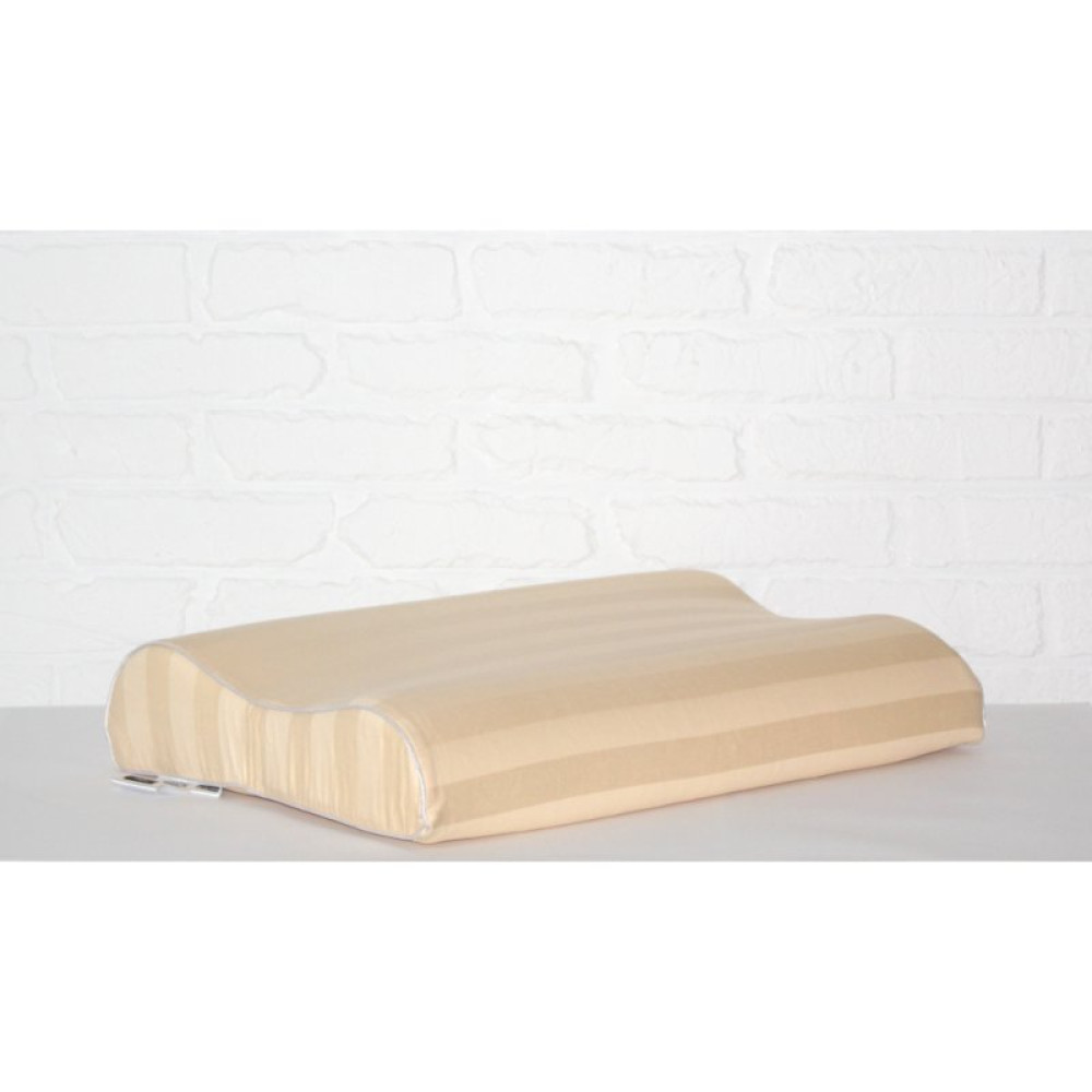 Подушка MirSon ортопедическая №6023 Noble stripe Carmela Aero 58х40х10.5 (2200003261271)