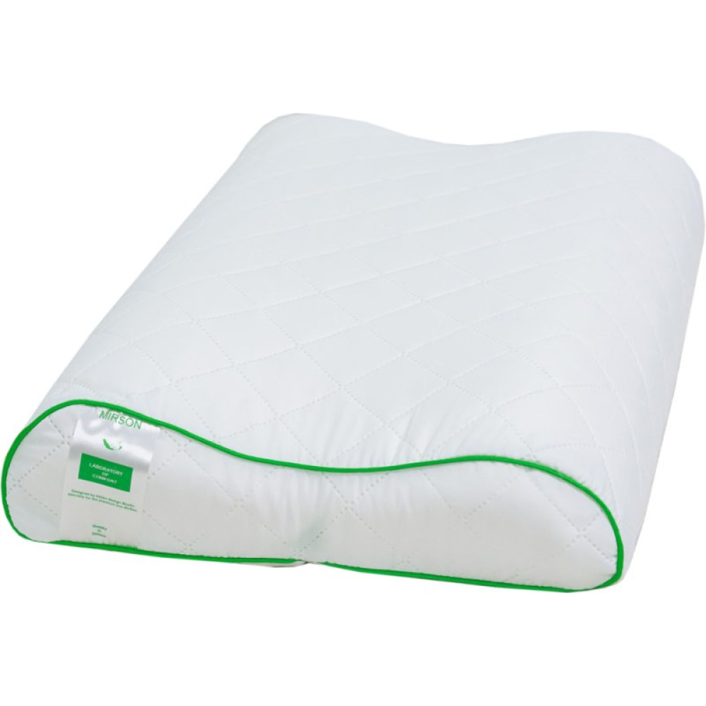 Подушка MirSon ортопедическая №6040 Steep Line Aloe Vera Aero 58х40х10.5 (2200003261639)