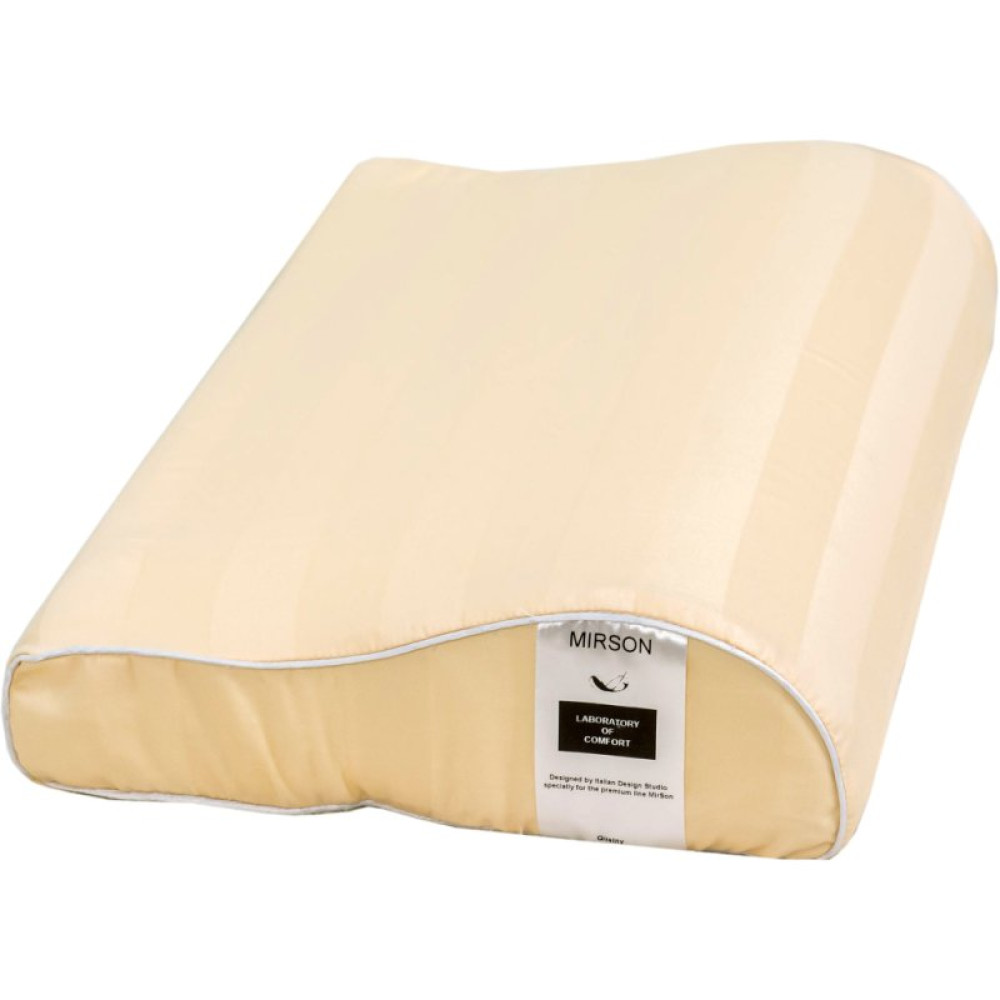 Подушка MirSon ортопедическая №6107 Noble stripe Carmela Kiddy Girl 50х29х5 (2200003262612)