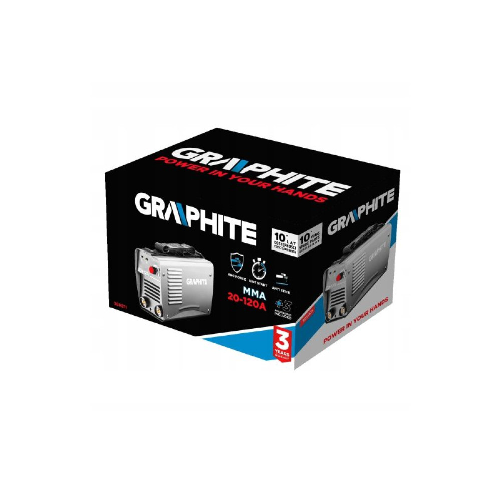 Сварочный аппарат Graphite IGBT, 230В, 160А (56H812)