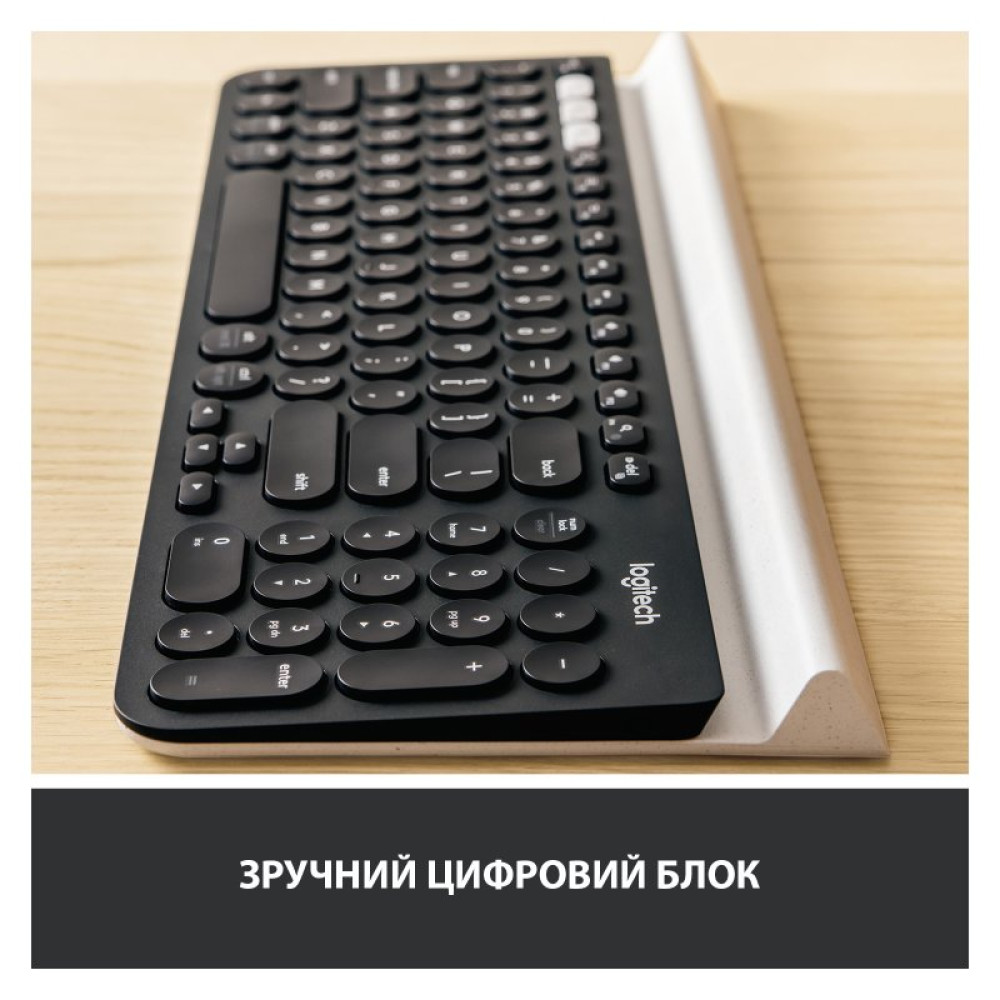 Клавиатура Logitech K780 Multi-Device Wireless UA Dark Gray (920-008042)