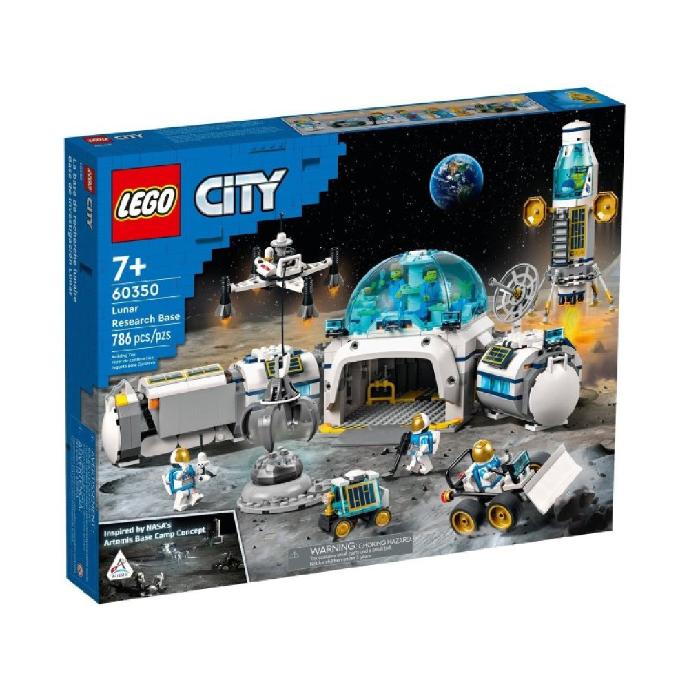 Конструктор LEGO City Space Лунная научная база 786 деталей (60350)