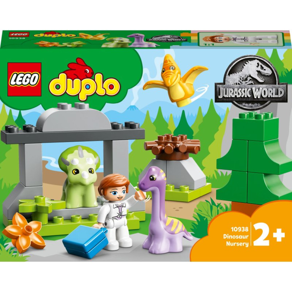 Конструктор LEGO DUPLO Jurassic World Ясли для динозавров 27 деталей (10938)