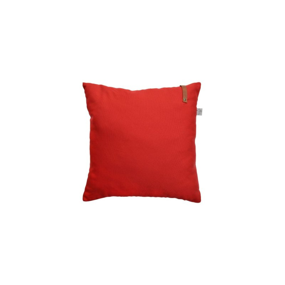 Подушка Прованс Декоративная Scarlet с кожаным декором 45х45 (4823093421394) Подушка Прованс Декоративная Scarlet с кожаным декором 45х45 (4823093421394)