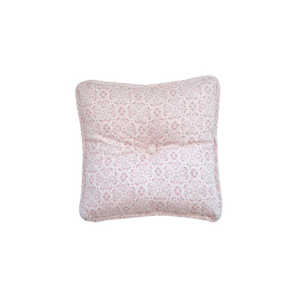 Подушка Прованс Декоративная с пуговицей Bella Розовый витраж 35х35 (4823093416635) Подушка Прованс Декоративная с пуговицей Bella Розовый витраж 35х35 (4823093416635)