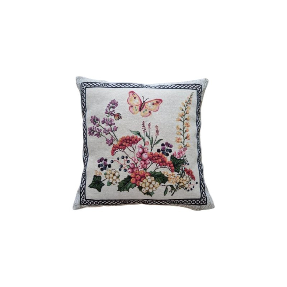 Подушка Прованс Декоративная Лавандовое поле Цветы с бабочкой 45х45 (4823093438798) Подушка Прованс Декоративная Лавандовое поле Цветы с бабочкой 45х45 (4823093438798)