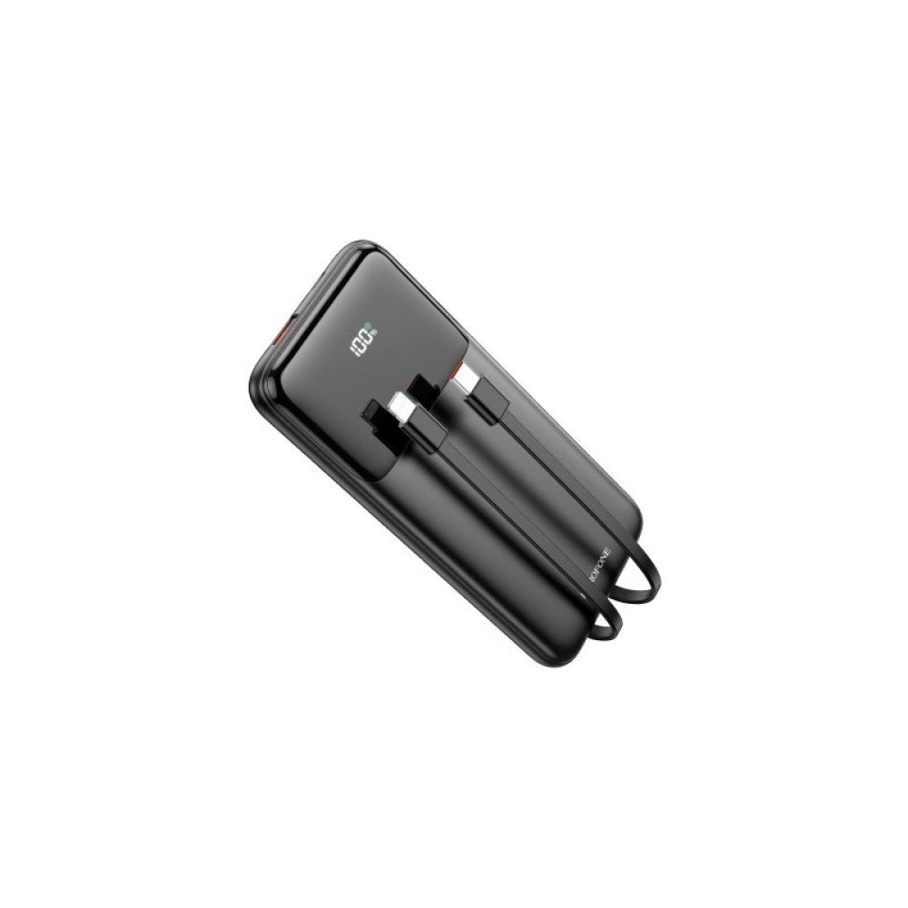 Батарея универсальная BOROFONE BJ22 10000mAh PD/18W, QC/22.5W, FCP, AFC, black (6974443384567)