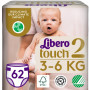 Подгузник Libero Touch Размер 2 (3-6 кг) 62 шт (7322541750071) Подгузник Libero Touch Размер 2 (3-6 кг) 62 шт (7322541750071)