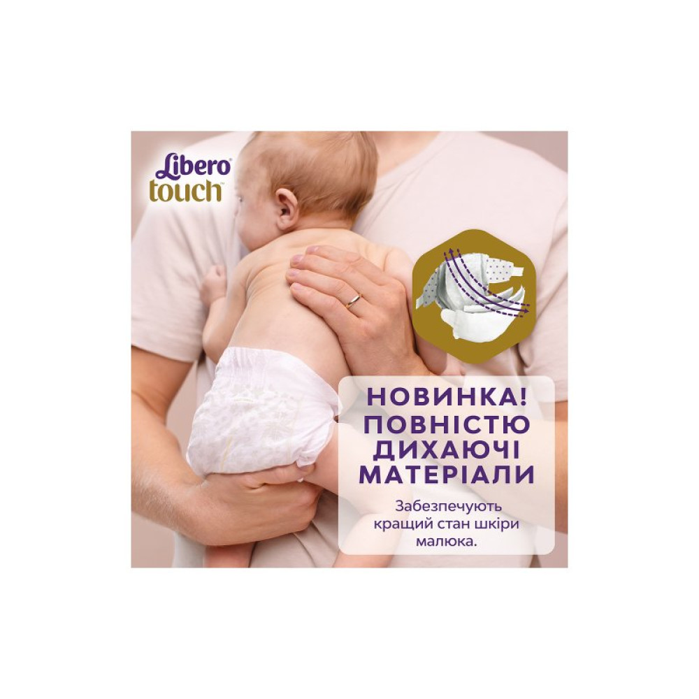 Подгузник Libero Touch Размер 2 (3-6 кг) 62 шт (7322541750071) Подгузник Libero Touch Размер 2 (3-6 кг) 62 шт (7322541750071)