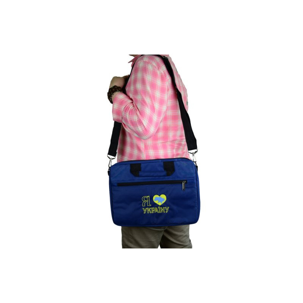 Сумка для ноутбука Porto 12'' PN12 LoveUkraine Blue (PN12DB_LoveUkr)