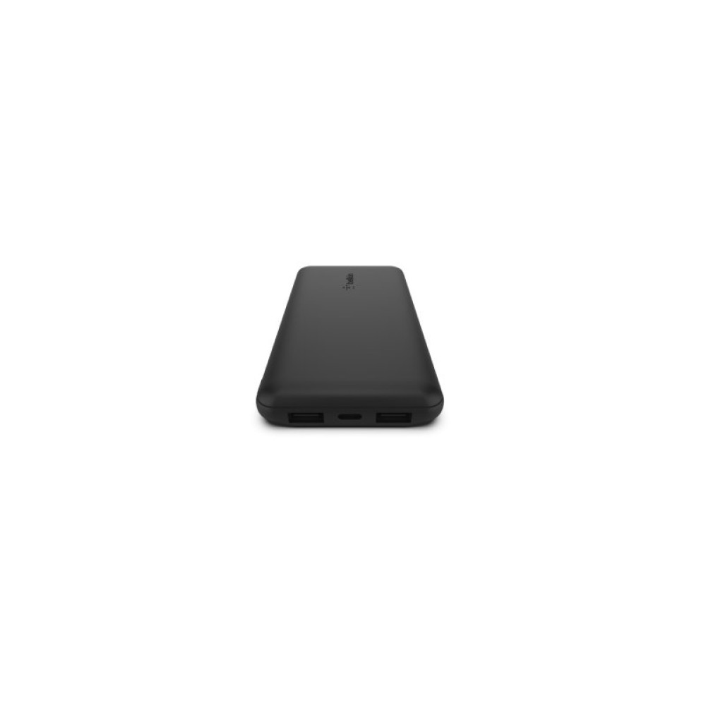 Батарея универсальная Belkin 10000mAh, USB-C, 2*USB-A, 3A max, 6" USB-A to USB-C cable, Black (BPB011btBK)_