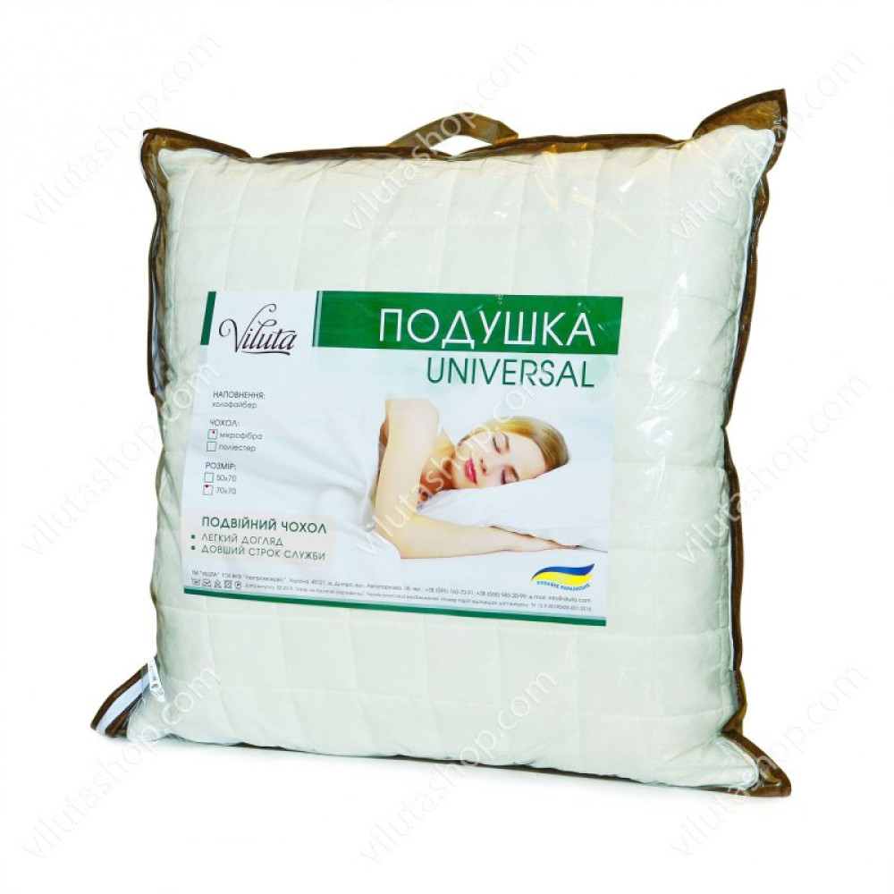 Подушка Viluta силиконовая кассетная Universal 70х70 (universal_70*70)