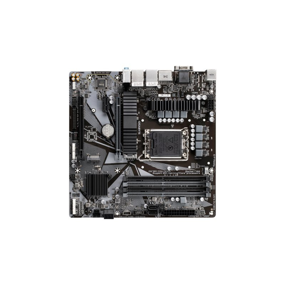 Материнская плата GIGABYTE Q670M D3H DDR4