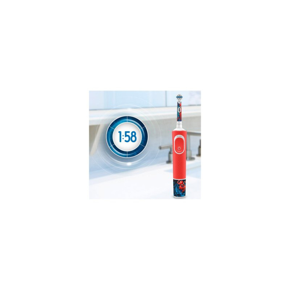 Электрическая зубная щетка Oral-B D100.413.2K Spider-Man