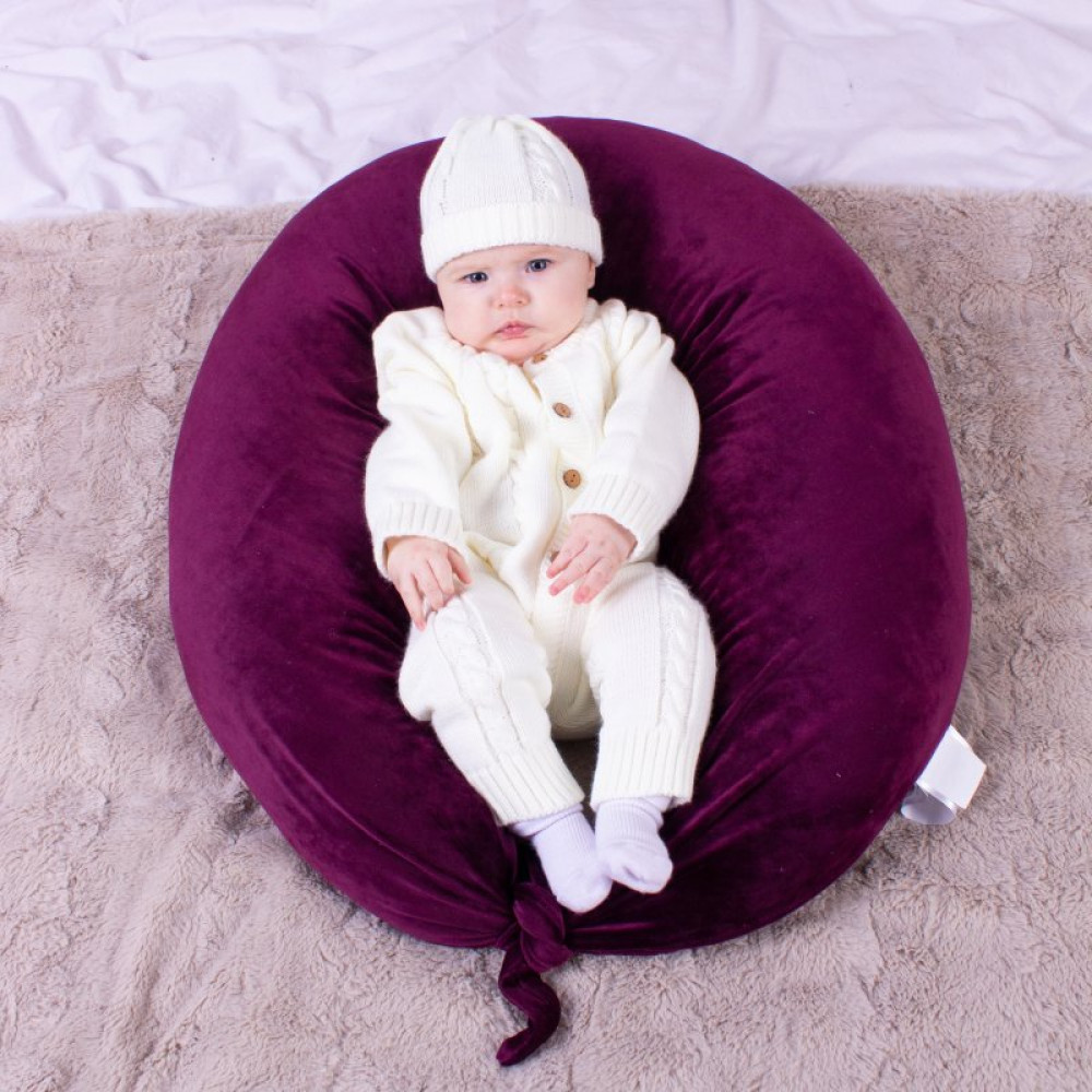 Подушка MirSon для беременных и кормления №8301 Velvet Line 28-0002 Excalibur Велюр 30х170х20 см (2200006200260)