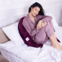 Подушка MirSon для беременных и кормления №8301 Velvet Line 28-0002 Excalibur Велюр 30х170х20 см (2200006200260)
