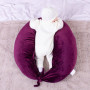 Подушка MirSon для беременных и кормления №8301 Velvet Line 28-0002 Excalibur Велюр 30х170х20 см (2200006200260)
