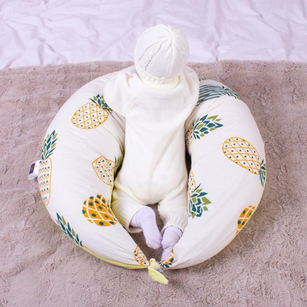 Подушка MirSon для беременных и кормления №8314 Print Line 17-0242 Salyut Бязь 30х170х20 см (2200006200390)