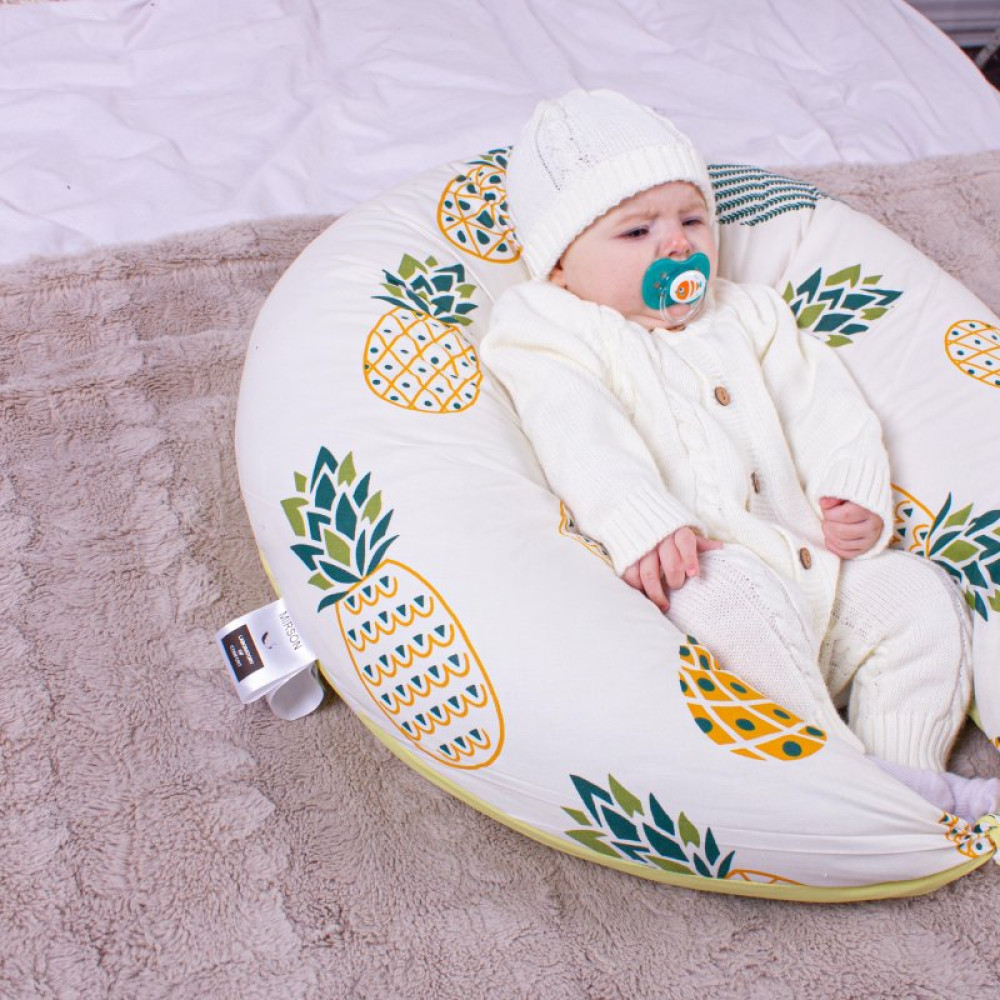 Подушка MirSon для беременных и кормления №8314 Print Line 17-0242 Salyut Бязь 30х170х20 см (2200006200390)