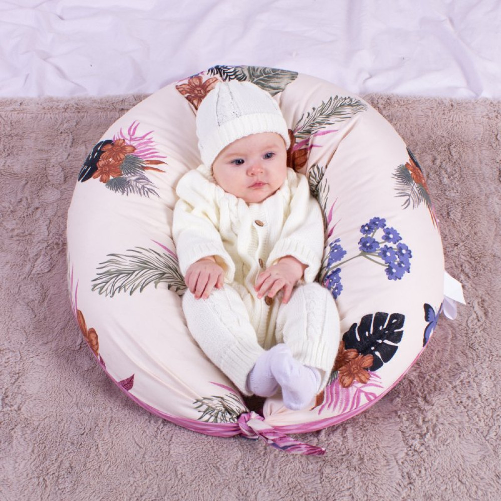 Подушка MirSon для беременных и кормления №8315 Print Line 20-0001 Bella Бязь 30х170х20 см (2200006200406)