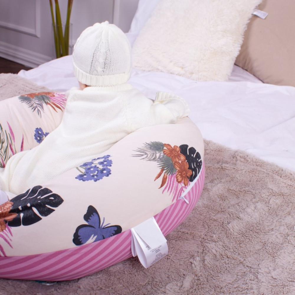 Подушка MirSon для беременных и кормления №8315 Print Line 20-0001 Bella Бязь 30х170х20 см (2200006200406)