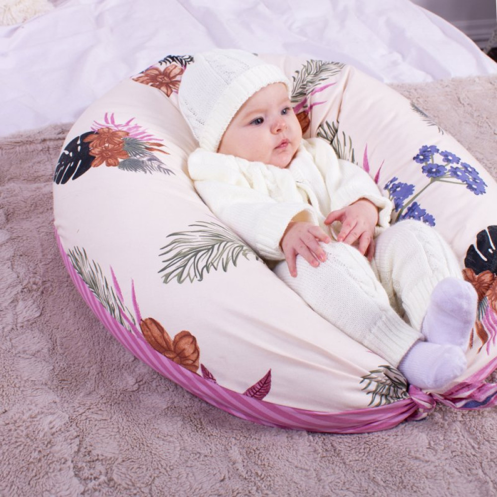 Подушка MirSon для беременных и кормления №8315 Print Line 20-0001 Bella Бязь 30х170х20 см (2200006200406)