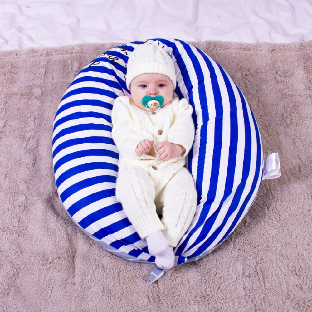 Подушка MirSon для беременных и кормления №8318 Print Line 18-002 Silvi Бязь 30х170х20 см (2200006200437)