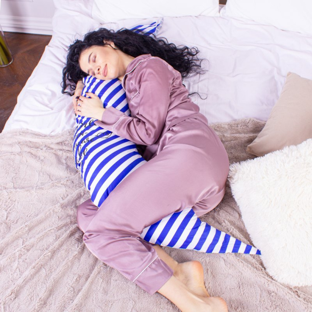 Подушка MirSon для беременных и кормления №8318 Print Line 18-002 Silvi Бязь 30х170х20 см (2200006200437)