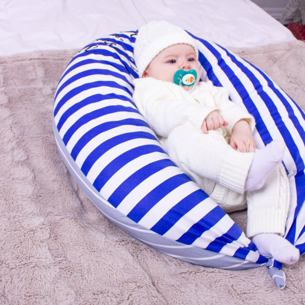 Подушка MirSon для беременных и кормления №8318 Print Line 18-002 Silvi Бязь 30х170х20 см (2200006200437)