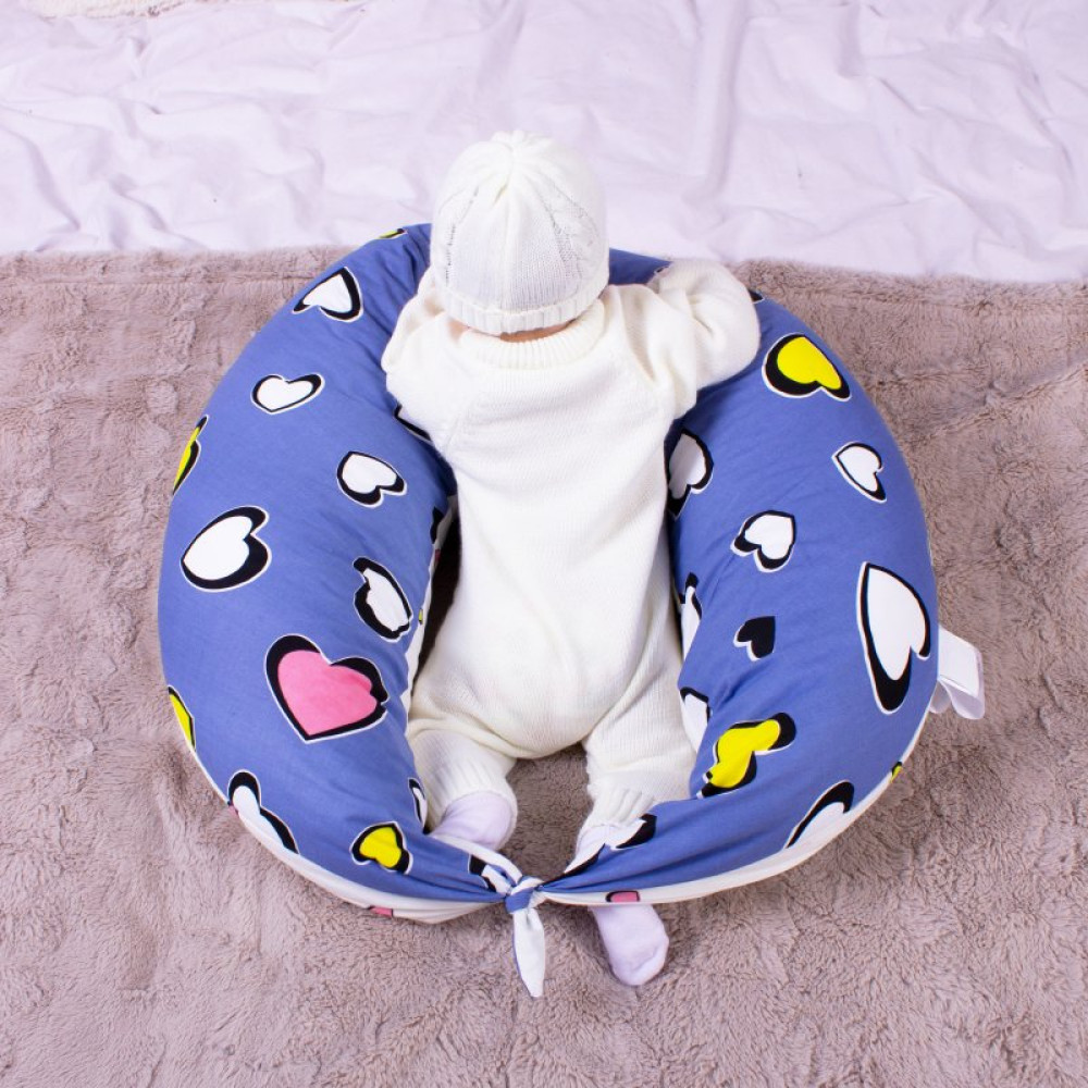 Подушка MirSon для беременных и кормления №8320 Print Line 17-0143 Mayya Бязь 30х170х20 см (2200006200451)