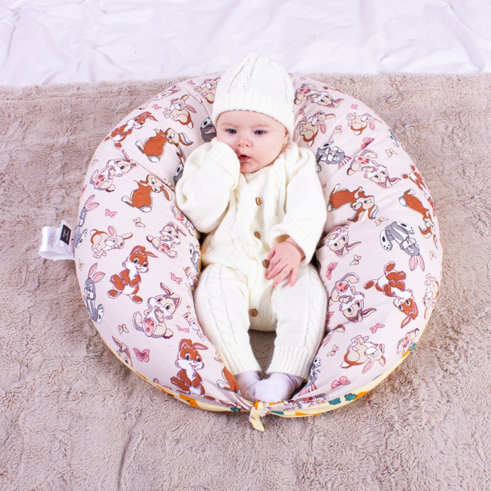 Подушка MirSon для беременных и кормления №8323 Print Line 17-0530 Bambi Бязь 30х170х20 см (2200006200482)