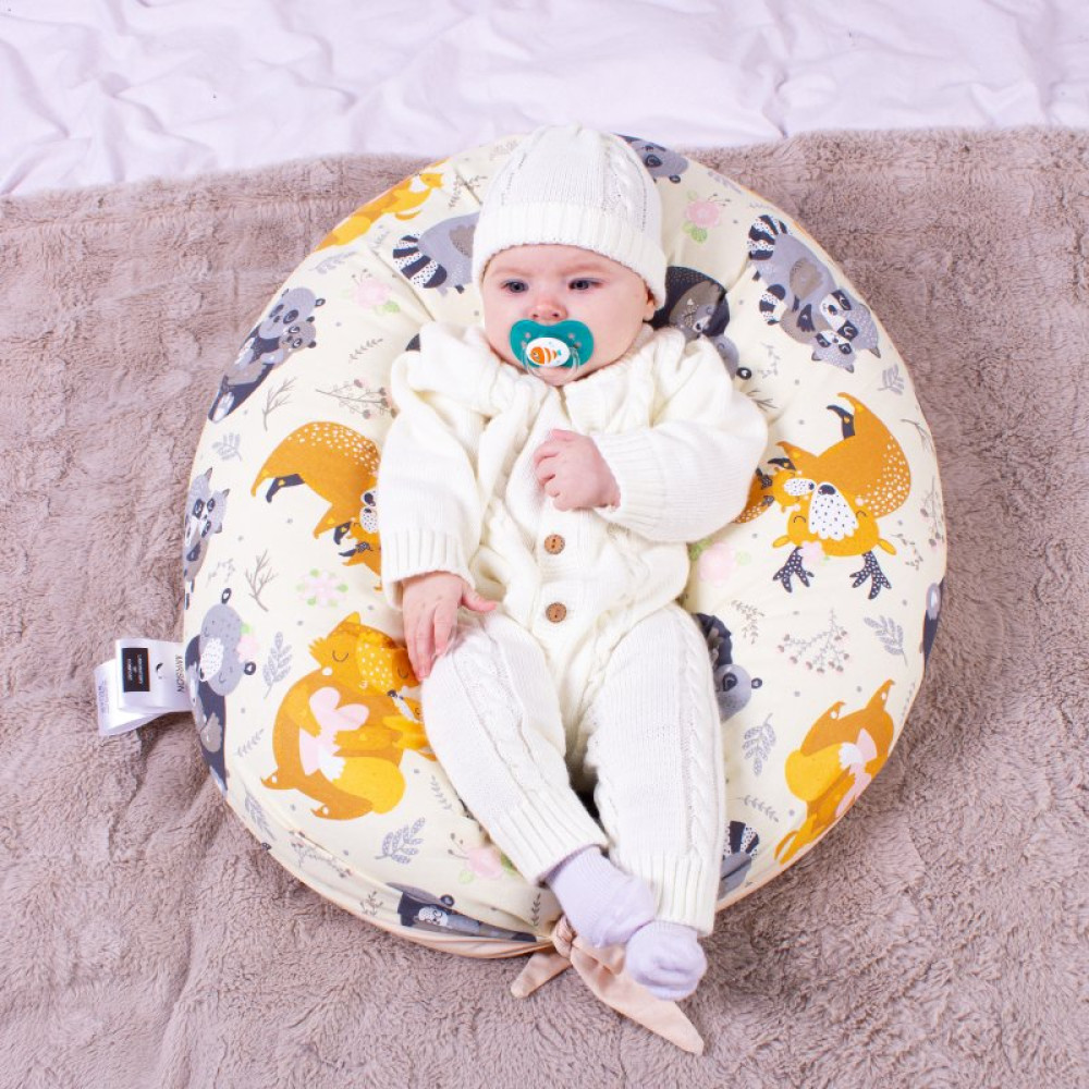 Подушка MirSon для беременных и кормления №8332 Print Line 17-0559 Elkasso Бязь 30х170х20 см (2200006200574)