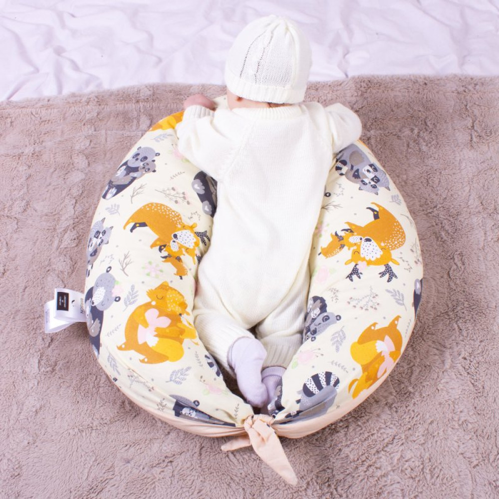 Подушка MirSon для беременных и кормления №8332 Print Line 17-0559 Elkasso Бязь 30х170х20 см (2200006200574)