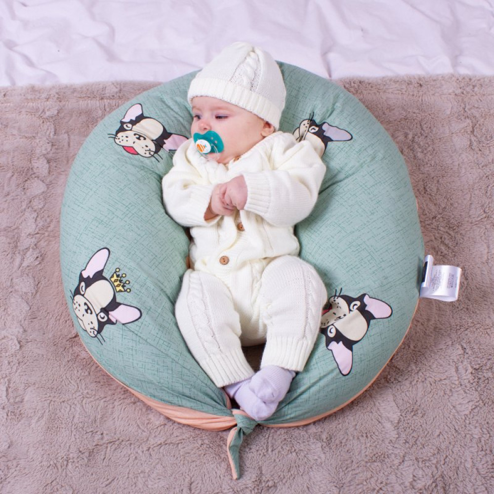 Подушка MirSon для беременных и кормления №8334 Print Line 17-0356 Burkina Faso Бязь 30х170х20 см (2200006200598)