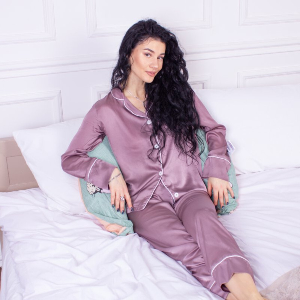 Подушка MirSon для беременных и кормления №8334 Print Line 17-0356 Burkina Faso Бязь 30х170х20 см (2200006200598)