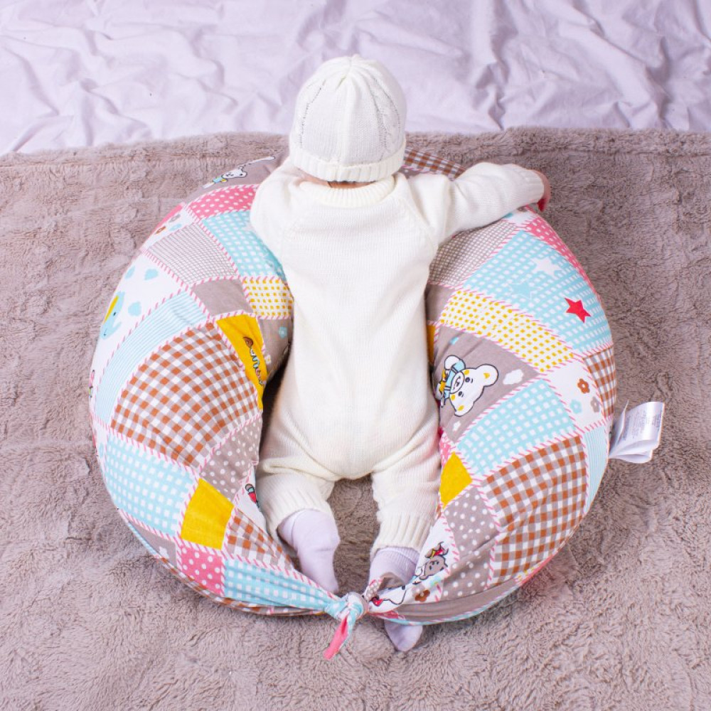 Подушка MirSon для беременных и кормления №8335 Print Line 17-0501 Hello kitty Бязь 30х170х20 см (2200006200604)