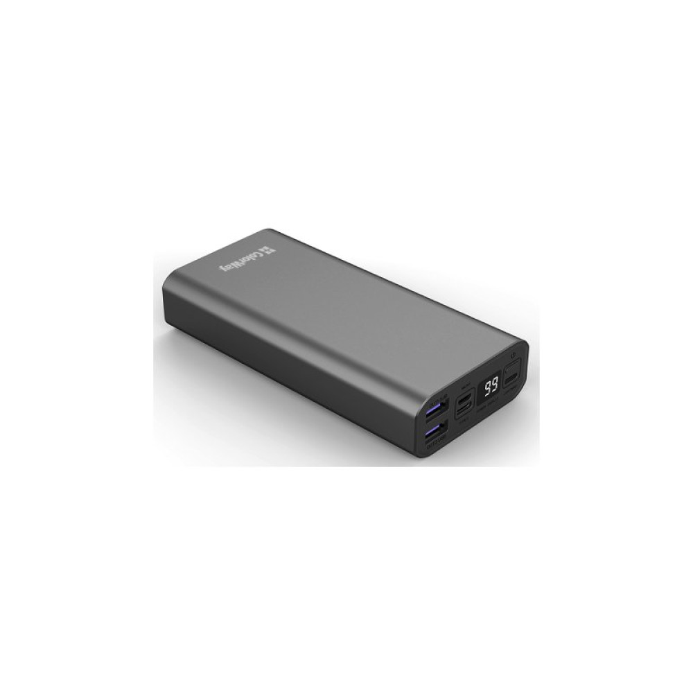 Батарея универсальная ColorWay 20 000 mAh PD/20W, QC/3.0, USB-C/Micro-USB/Lightning/USB-A max.22.5W Gray (CW-PB200LPH3GR-PDD)